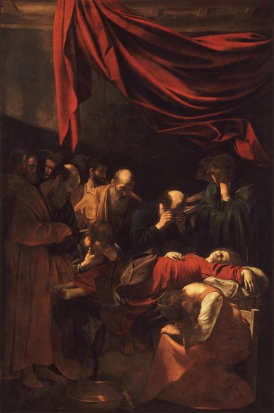 Death of the Virgin by Michelangelo Merisi Caravaggio